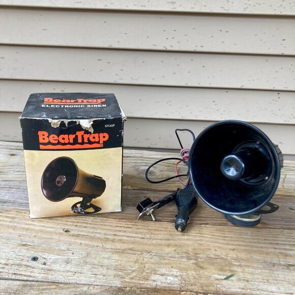 BearTrap SR30P Electronic Siren 12-volt Bear Trap Power Horn Siren WORKS! - Picture 1 of 7